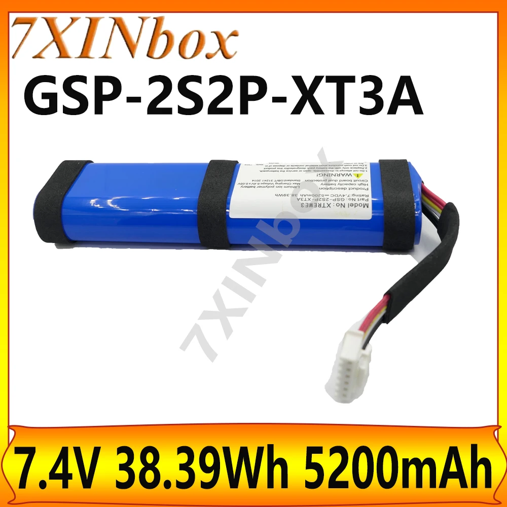 

7XINbox 5200mAh GSP-2S2P-XT3A IBA001GA 7.4V 38.39Wh Battery For JBL Xtreme 3 Wireless Bluetooth Battery Brand New