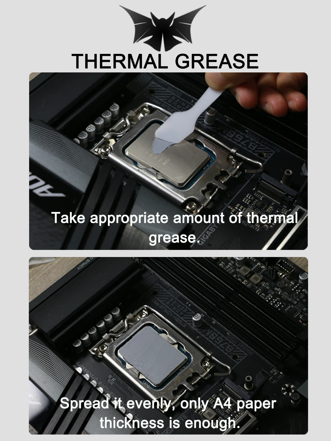 Thermagic Thermal Paste Performance Thermal Conductive Grease Paste 4.8 W/MK 25g for Game PC PS5 CPU GPU Cooling