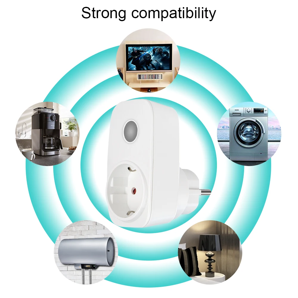 Wireless Smart Socket Remote Control Switch 220V 2500W 16A EU FR Universal Plug Remote ON OFF Electrical Outlets For Lighting