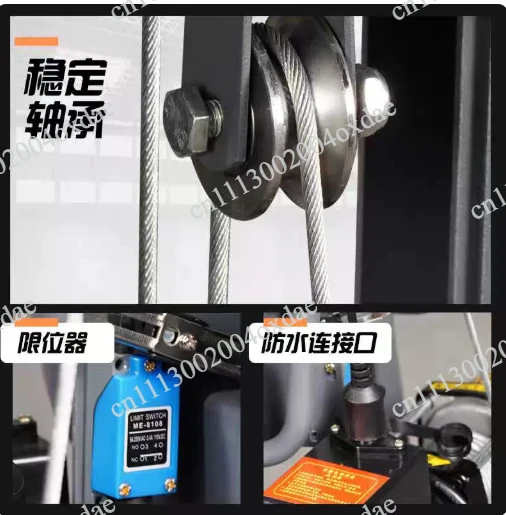 1.2 meters 1.6 meters small Electric forklift portable loading and unloading truck warehouse lifting stacker