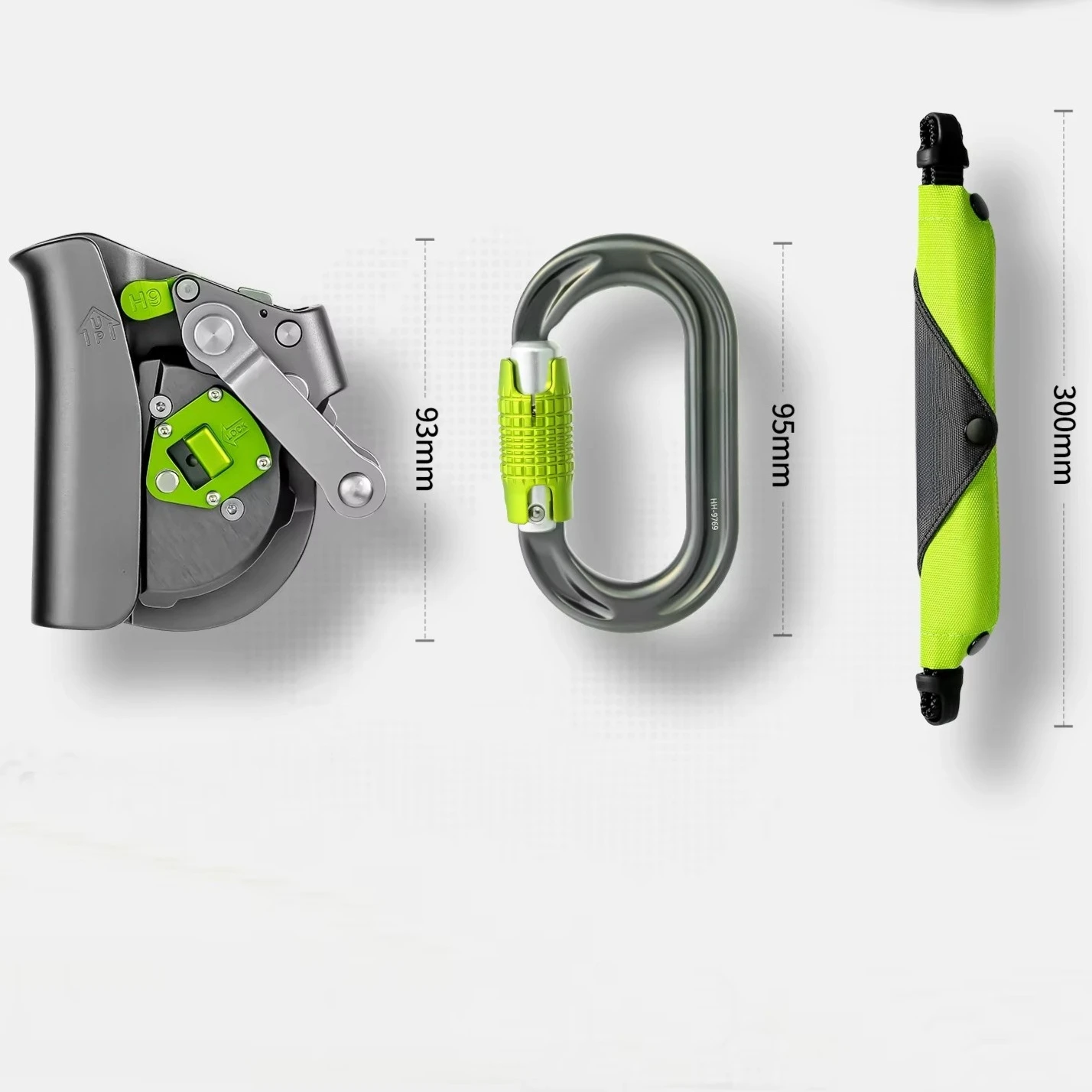 CE Certificate Fall Arrester Carabiner Sorber Axess Energy Absorber for Rope Safety Climbing Pulley Working at Height