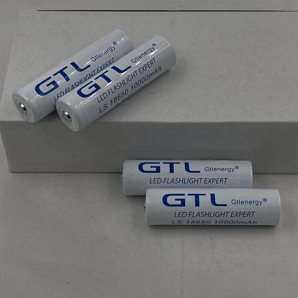 1-10PCS 3.7V GTL18650 lithium battery suitable for laser pens, high-intensity flashlights, 3000mAh rechargeable battery
