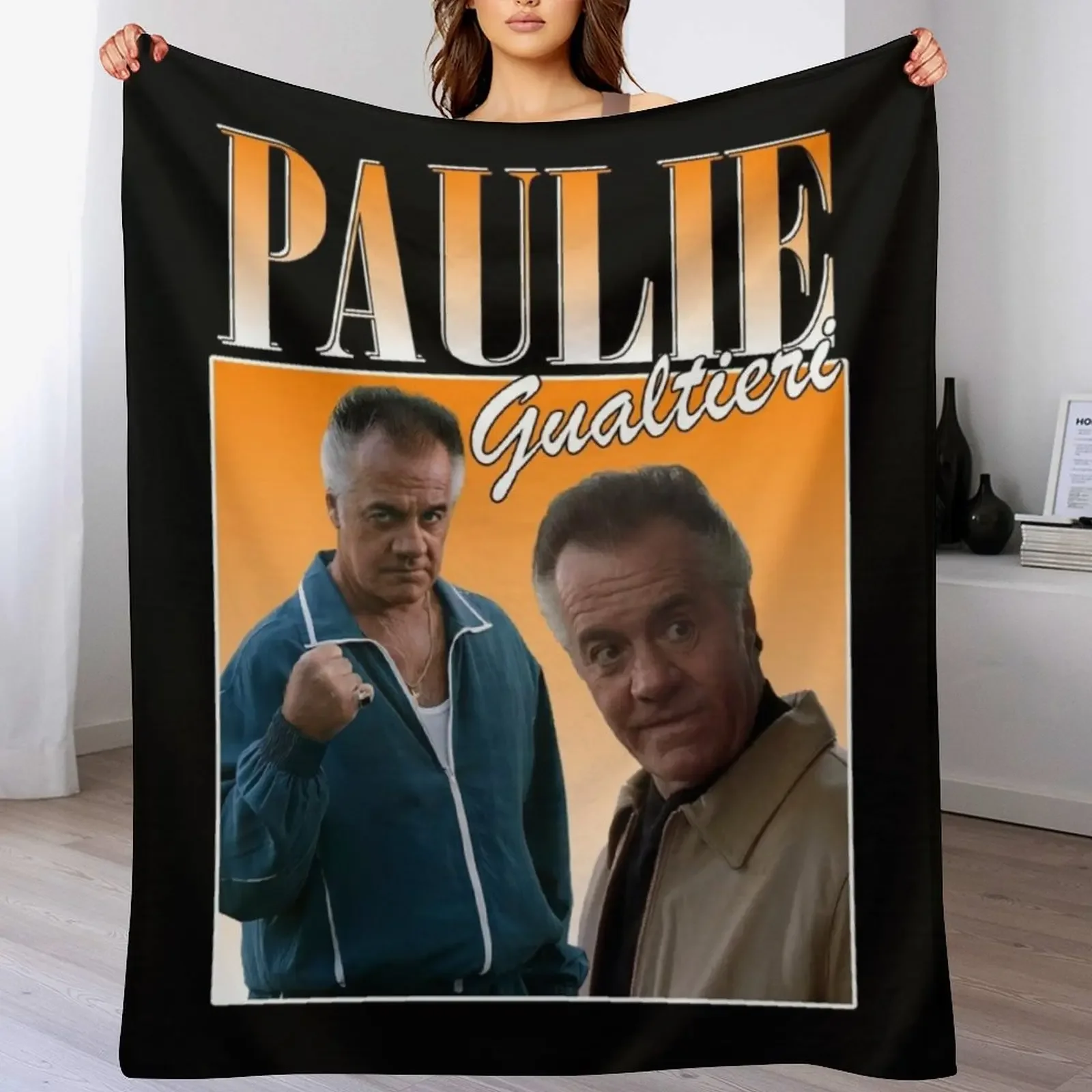 Paulie Gualtieri Walnuts Gualtieri Retro Sopranos Active Throw Blanket for babies Travel Soft Big Blankets