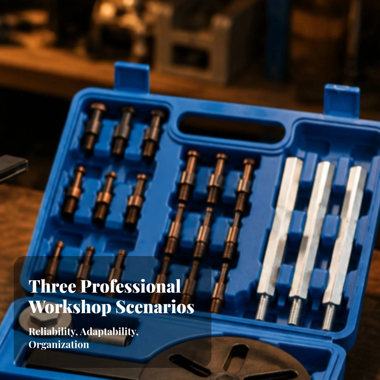 Bearing Puller Tool Kit Robust Bearing Puller Kit Allall-in-One Portable for Mechanics, Garage, Workshop