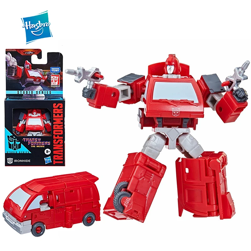 

In Stock Hasbro Original 8cm Action Figure Transformers Studio Series SS86 Scout Ironhide Hobby Robot Model Toy Gifts