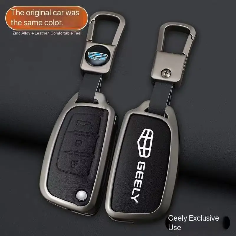 Car Key Case Cover Shell Fob For Geely GX3 EC7 EC8 GC6 EC715 EC718 Emgrand7 EU7 EC7-RV EC718-RV Gili Emgrand 7 EX7 GT GC9