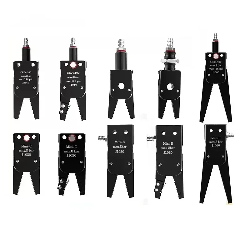 

Pneumatic Gripper Manipulator Fixture for Injection Molding Grab With Sensor Switch Water Spout Clip Robot Arm Fixture Cylinder