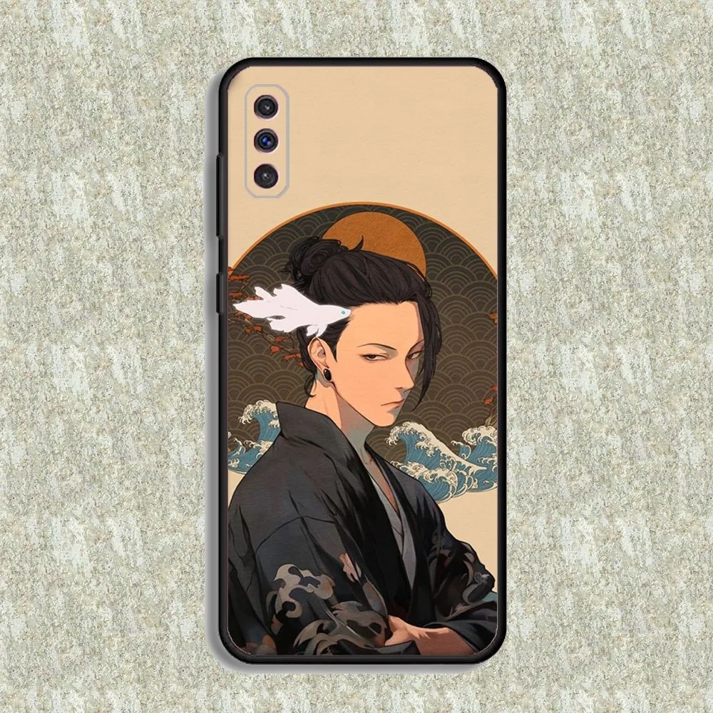 Suguru GetoS Phone Case For Samsung S23,23,22,30,21,10,9,Note20 Ultra,Lite,Ultra,5G,Plus,FE,Black Soft Case