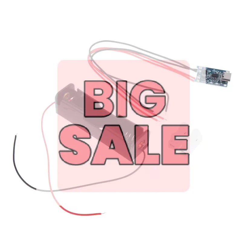 18650 TP4056 Lithium Battery Charger Module DIY KIT +1X18650 Battery Case +3.7V USB Mobile Power Boost Board