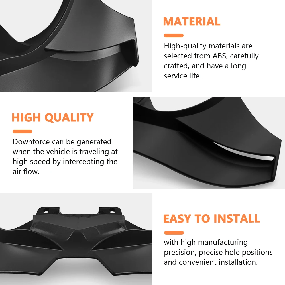 Para street triplo 765 r/rs 2020-2025 2024 vento asa capa cone aerodinâmica carenagem winglets 765r 765rs motocicleta lábio dianteiro