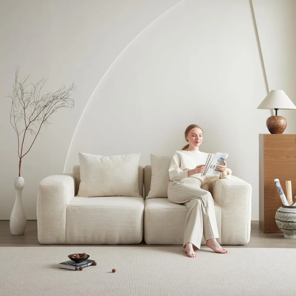 سرير أريكة حديث للنوم، أريكة مقطعية للمساحات الصغيرة، فوتون Loveseat، أريكة غرفة المعيشة، سرير أريكة قابل للتحويل، مريح C