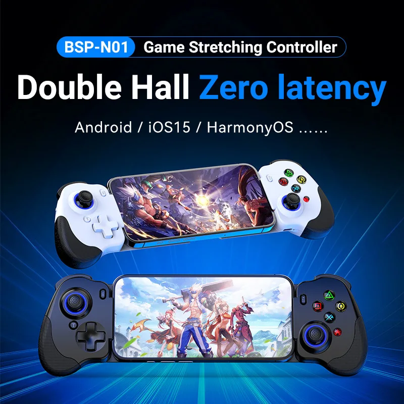 TC Zero Delay Stretching Handle Hall Trigger Mobile Game Controller for Android IOS/Harmony OS Switch Console