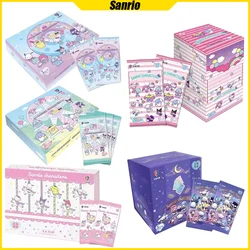 KABAO Sanrio Cards Polaroid Party Plan Kitty Kuromi Anime Collection Card Mistery Boxes Board Games Toy Birthday Gifts for Kids