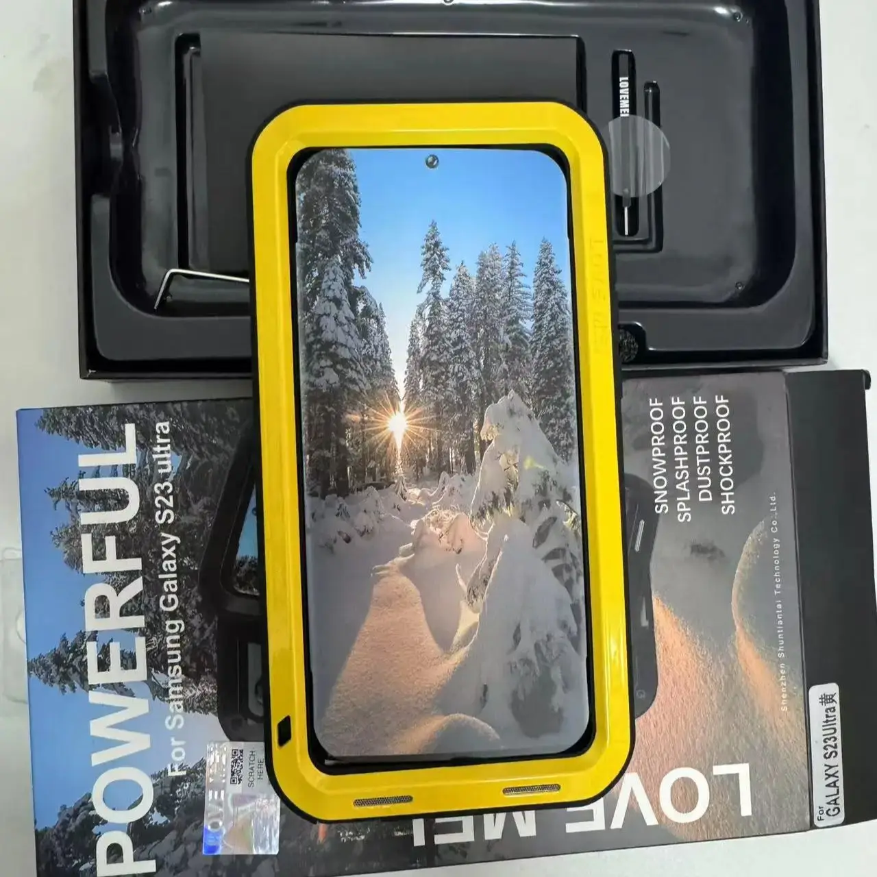 

Металлический алюминиевый чехол Love Mei для Sony Xperia 1 5 10 Ii Plus, мощный противоударный водонепроницаемый чехол, чехол