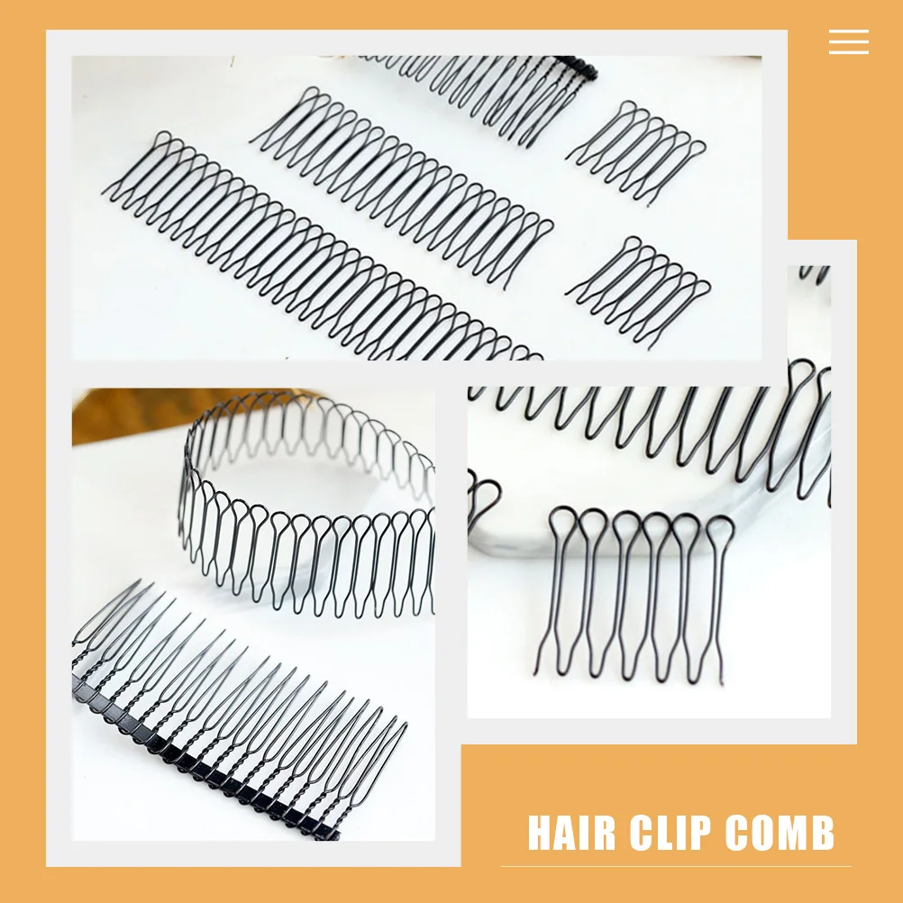 

5 Pcs Hairpin Shaped Clips Fixer Accessories Lightweight for Women Curly Thin Thick Hair Styling Daily Occasions Hair Finishing