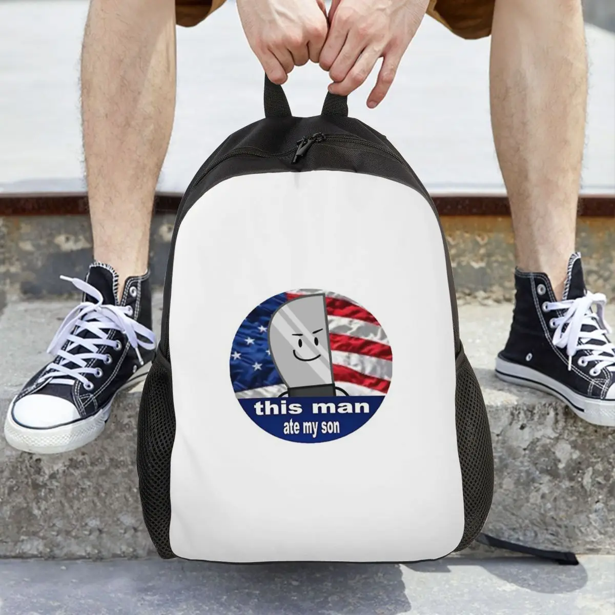 

Рюкзак Inanimate Insanity Knife This Man Ate My So Backpack Daypack, вместительный, для детей, школьный рюкзак, сумка через плечо для мужчин и женщин