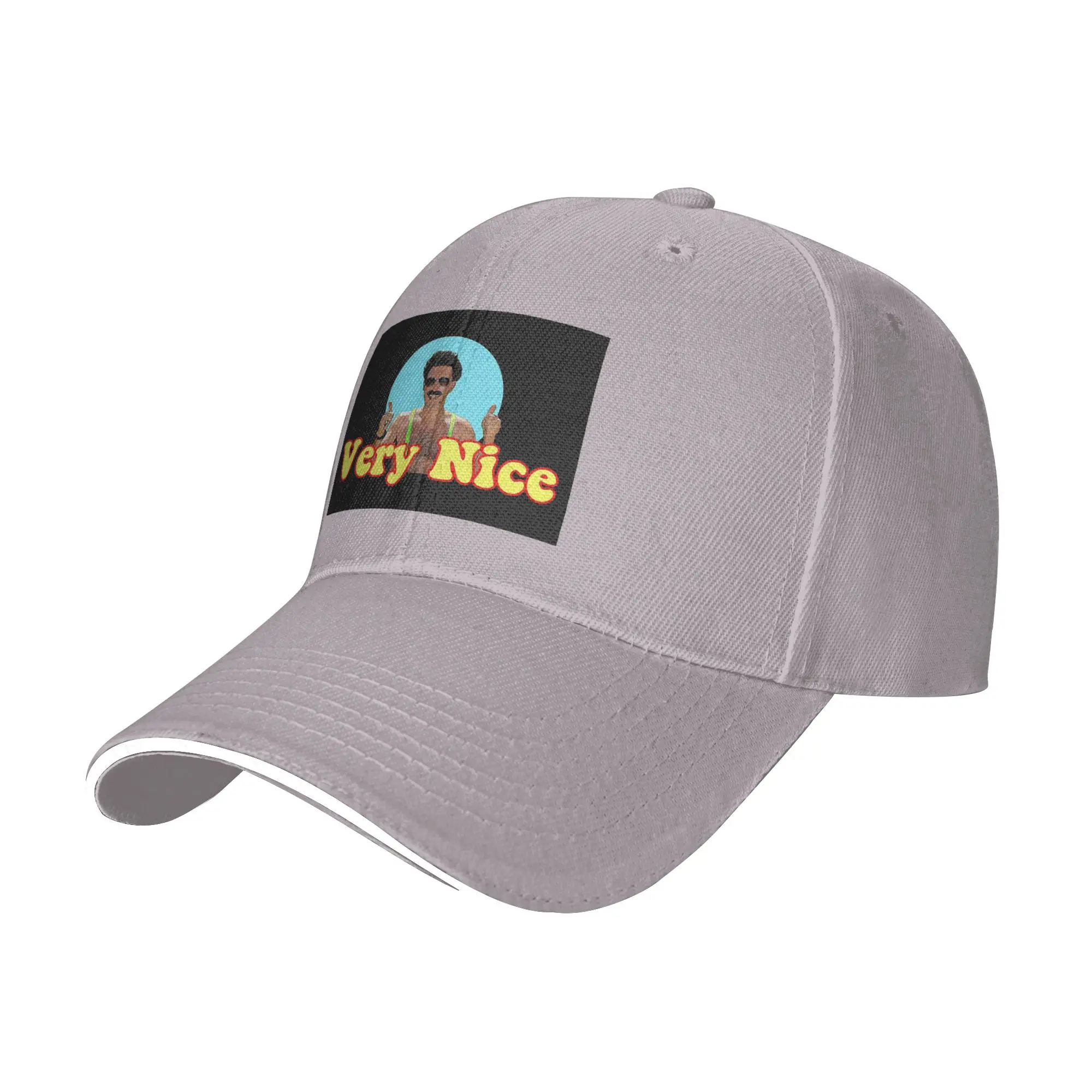 Borat Very Nice, digital artwork Cap Casual Baseball Caps Adjustable Hat Hip Hop Summer Unisex Baseball Hats Customizable