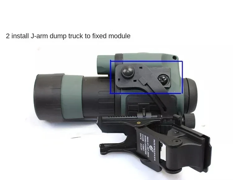 Tactical Helmet NVG Mount + J Arm + Fixed Module For Yukon Spartan 4X50 Monocular Night Vision Goggles , Excluding Helmets & NVG