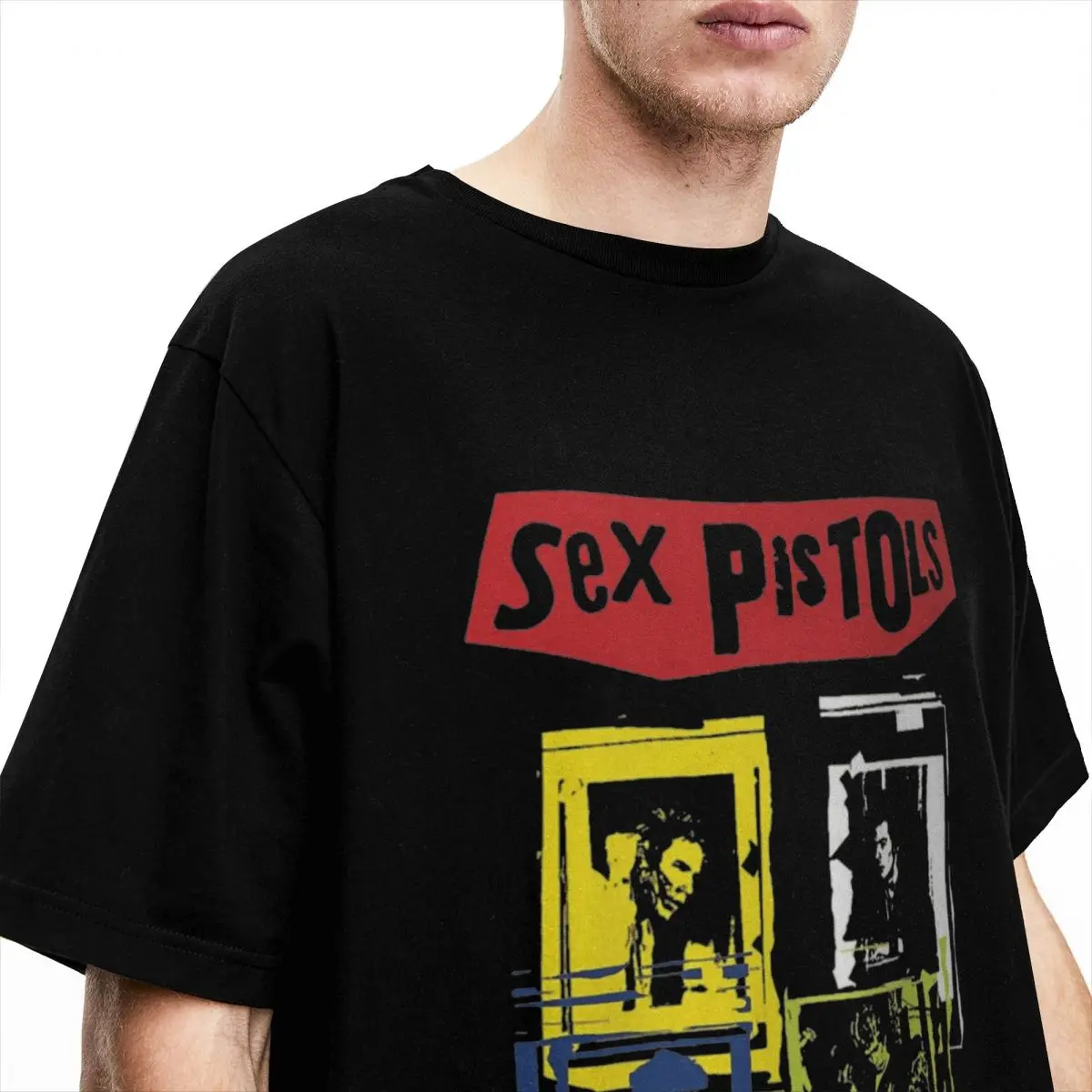 Hipster The Sex Pistols Runk Rock Band T-Shirts for Men Women Cotton Tees Shirt 4XL 5XL 6XL Clothes