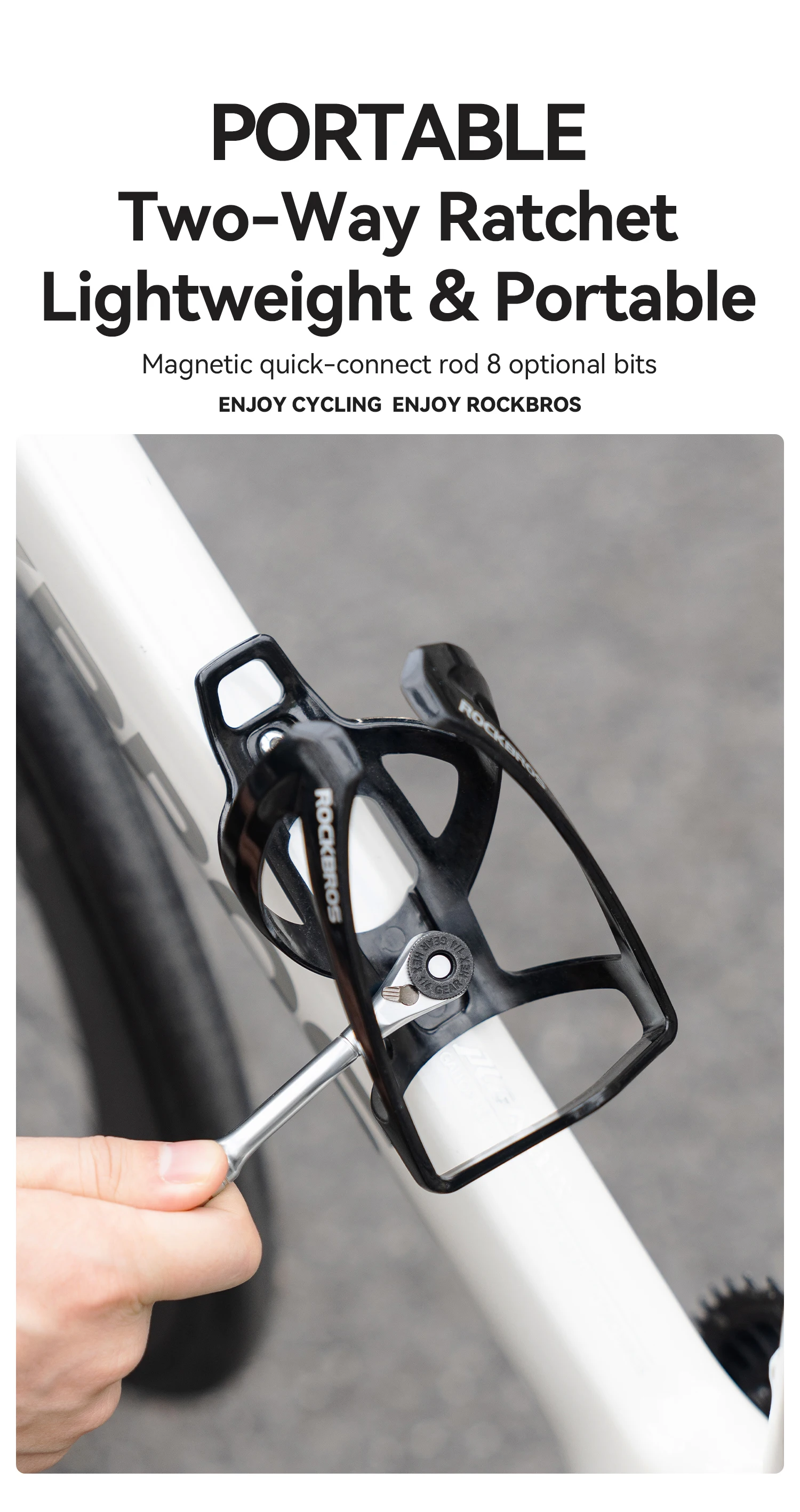 compact bike tool set in aluminum case