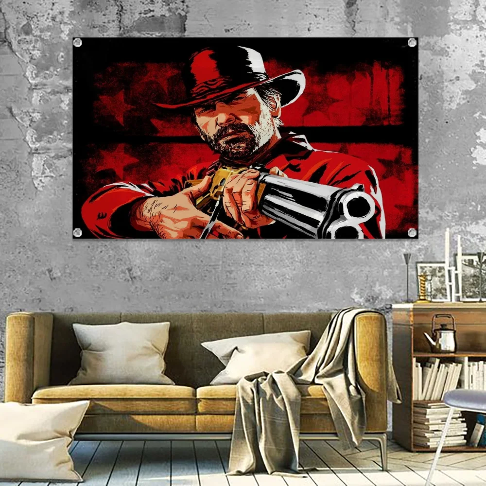 

Flag Pride Flag Flag to Hang Flags for Rooms Banner Flags for Bedrooms R-red Dead R-redemption 2 Garage Decoration Outdoor Decor