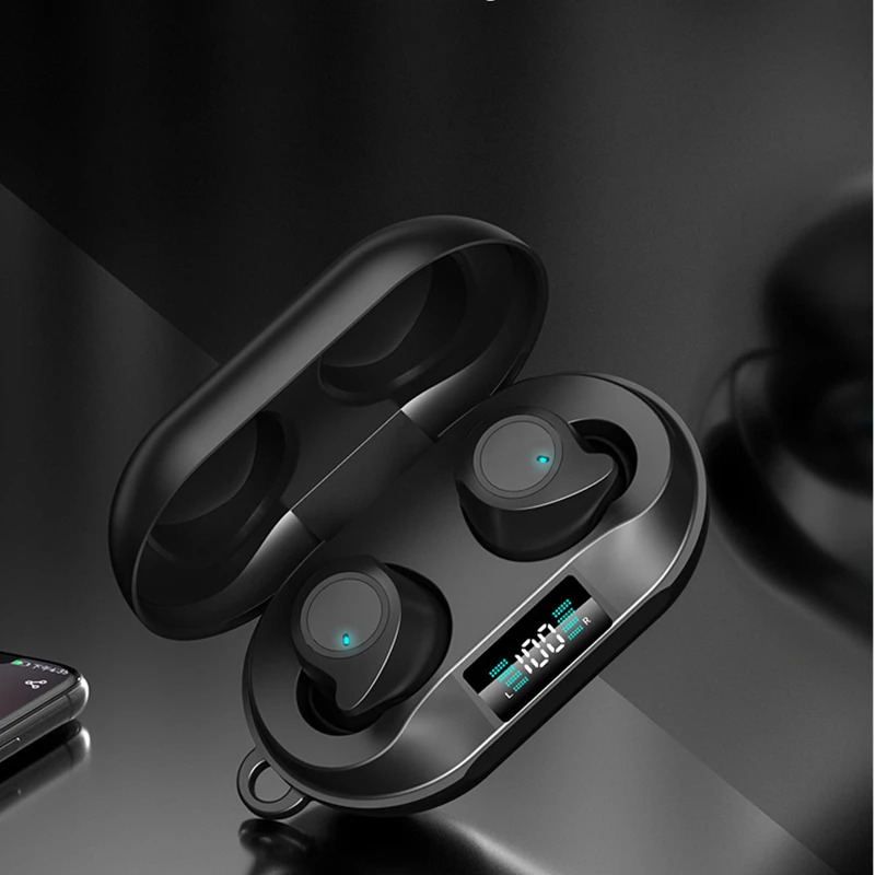 سماعات سوني اللاسلكية بلوتوث 5.5 سماعات HIFI ستيريو ألعاب رياضية سماعة بصمة اللمس سماعة مع ميكروفون سماعات أذن #3