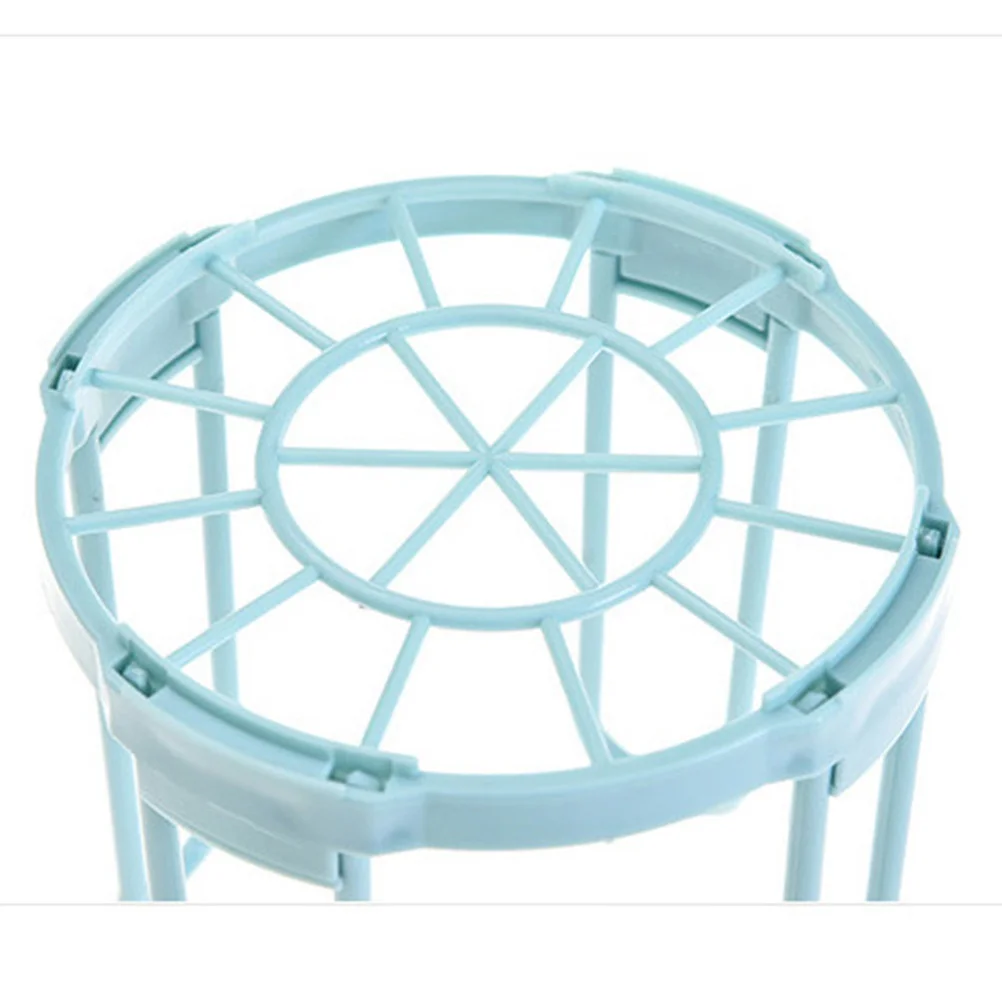 

Bowl Rack Organizer Plastic Blue Non-Slip Drainer Stack Bowl Holder Hold More Than 5 Bowls Kitchen Space-Saving