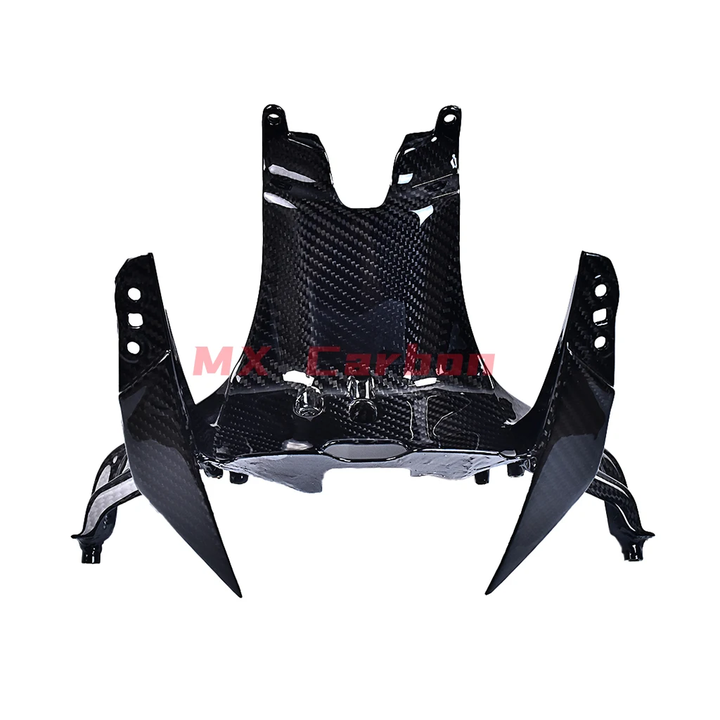 Motorcycle Real Carbon Fiber Headlight Holder Cowling Front Lamp Bracket Fairing for DUCATI Panigale V4 V4S 2018-2023