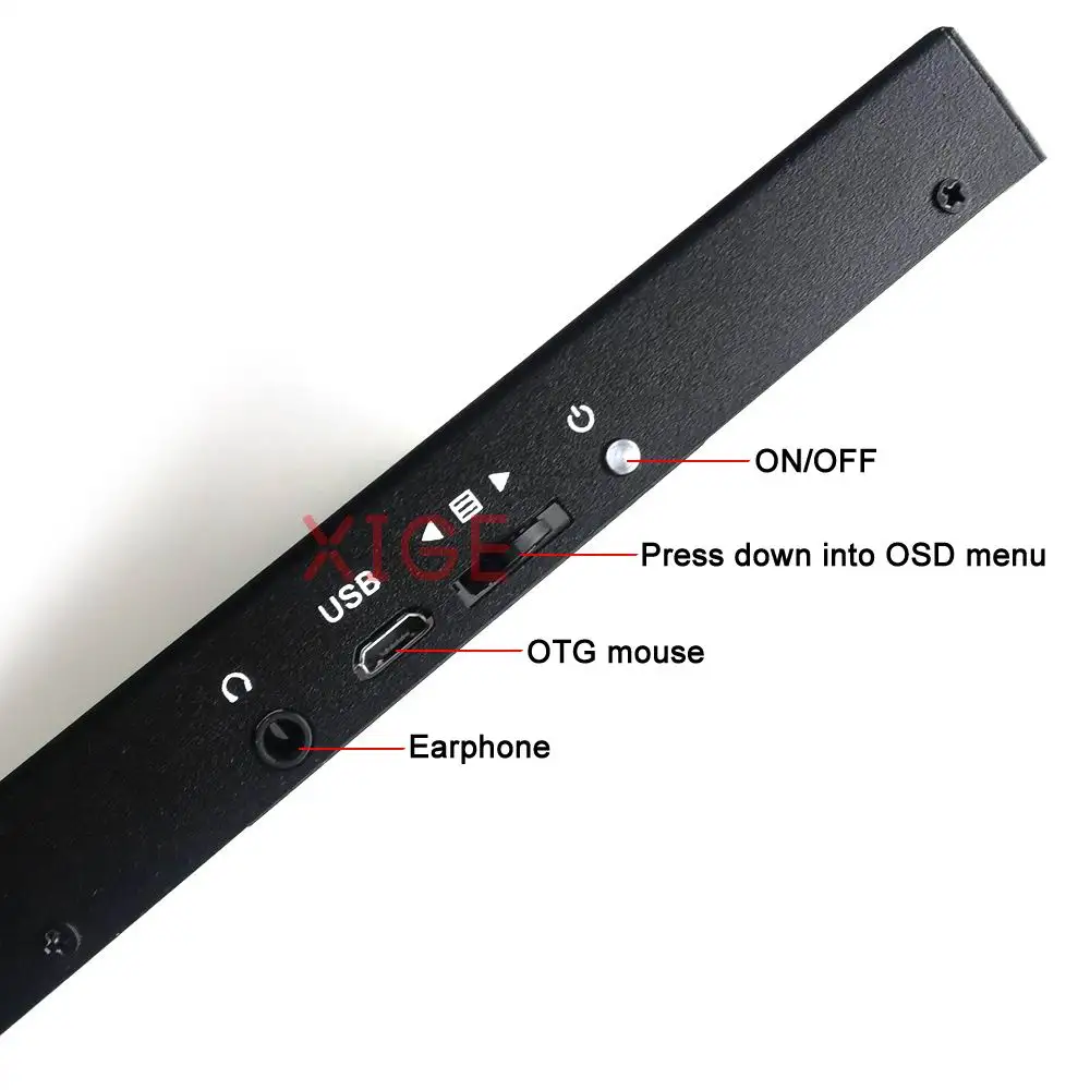 For N156O6 Kit DIY Metal Case+Driver Controller Board 1600*900 40 Pin LVDS 15.6" USB Micro Monitor Portable Refit 2 HDMI-Mini