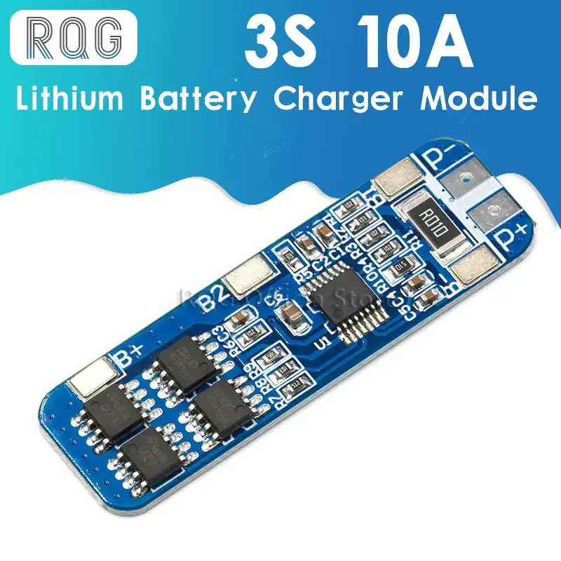 3S 12V 18650 10A BMS Charger Li-ion Lithium Battery Protection Board Circuit Board 10.8V 11.1V 12.6V Electric