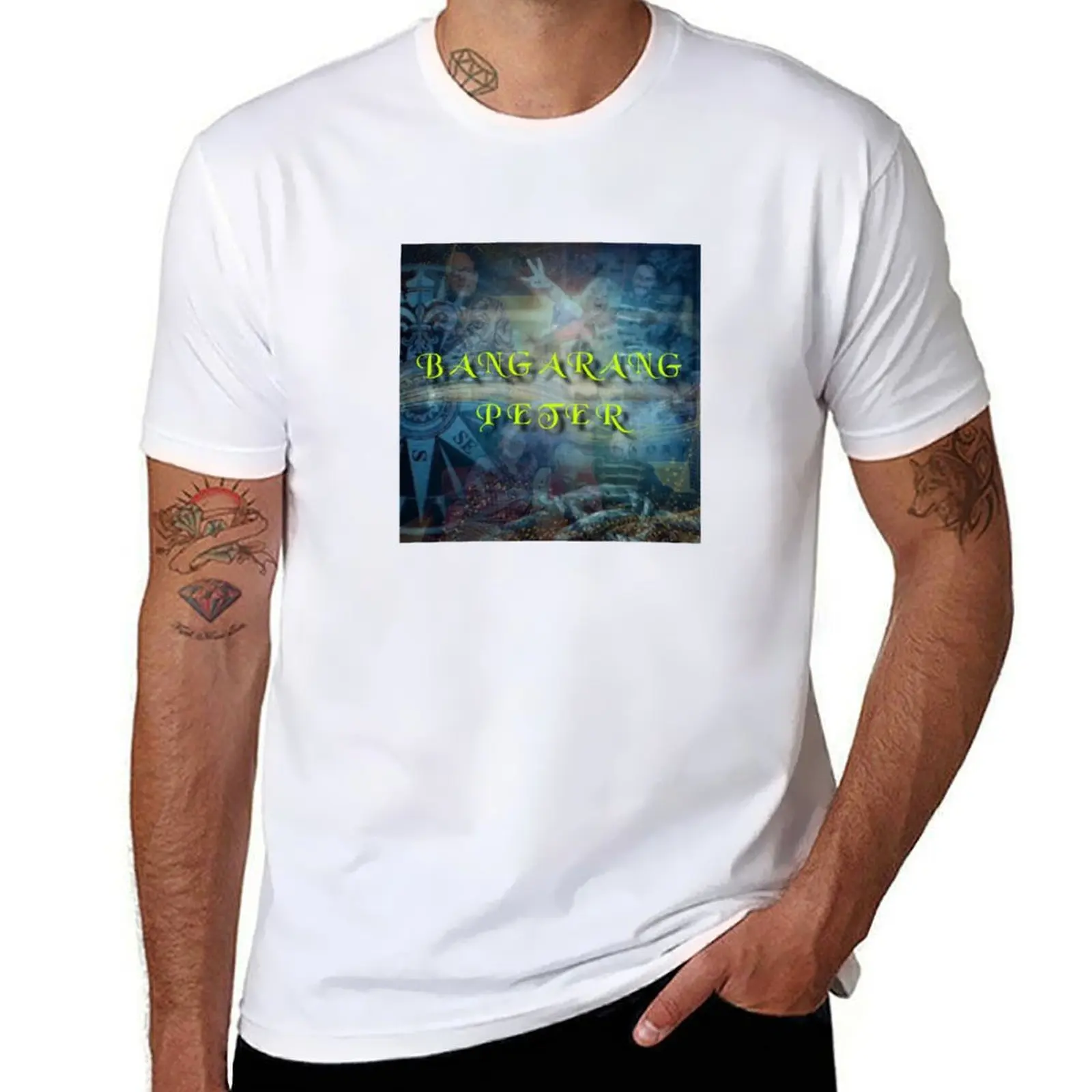 

Bangarang Peter Logo T-Shirt t shirt for man men t shirt cotton 100% T-Shirt
