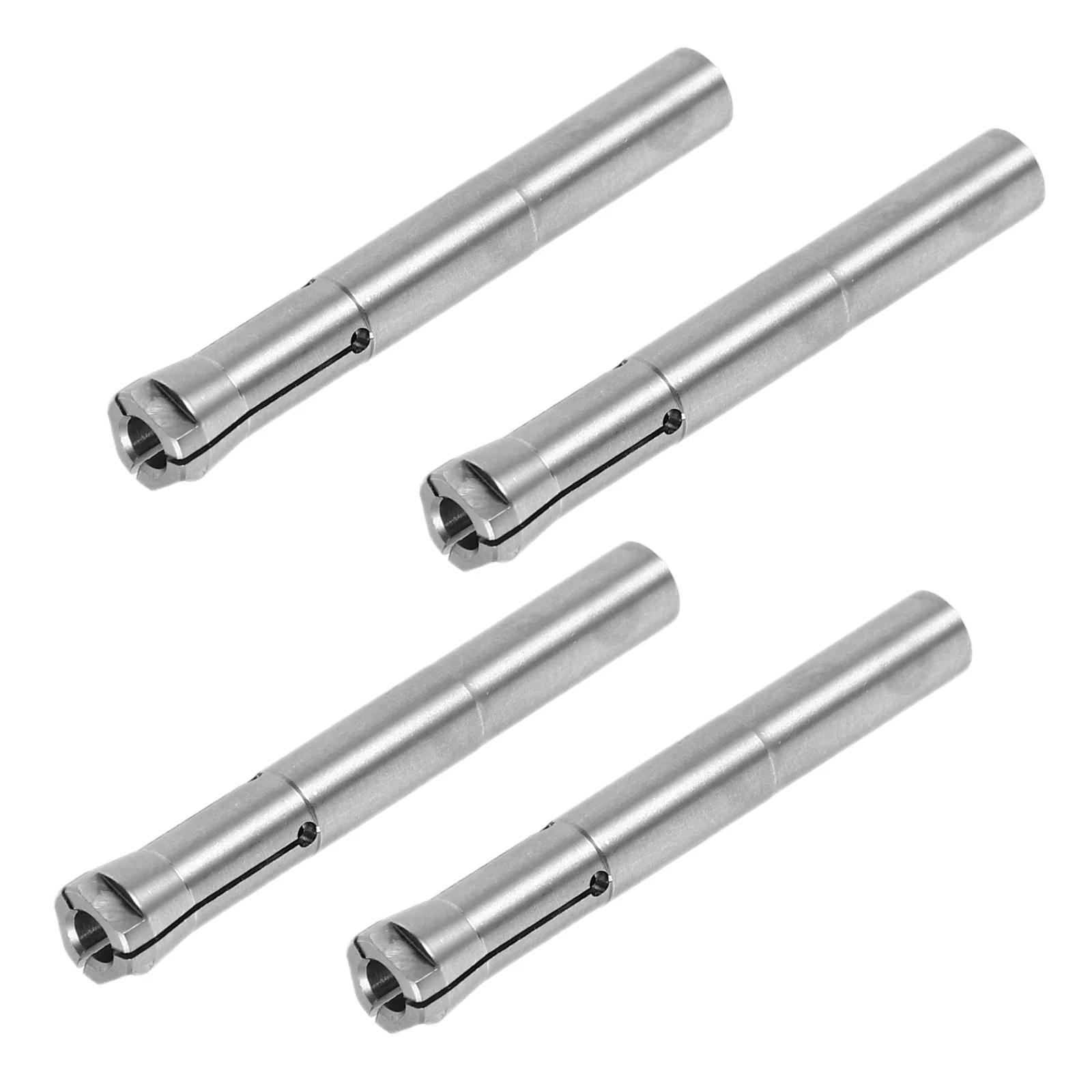 Mandrin de perceuse à ongles en acier inoxydable, mandrin à trois mâchoires pour Rotation Stable, remplacement rapide, accessoires de Machine de manucure 4 pièces
