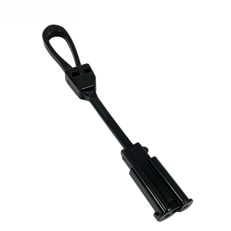 Weatherproof PA66 Nylon Fish Type Tension Clamp Jumper Fastener For FTTH Aerial Fiber Cable Routing Layout
