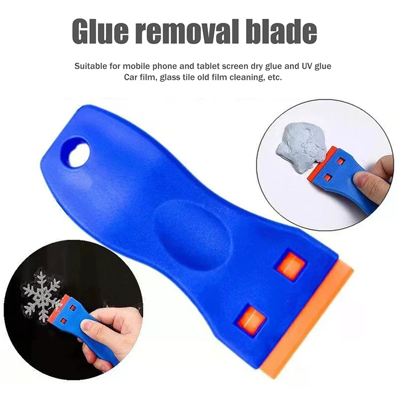 【New】1Set Car Sticker Remover Multipurpose Plastic Small Paint Automotive Film Applying Tool Household Glass Cleaning Scraper