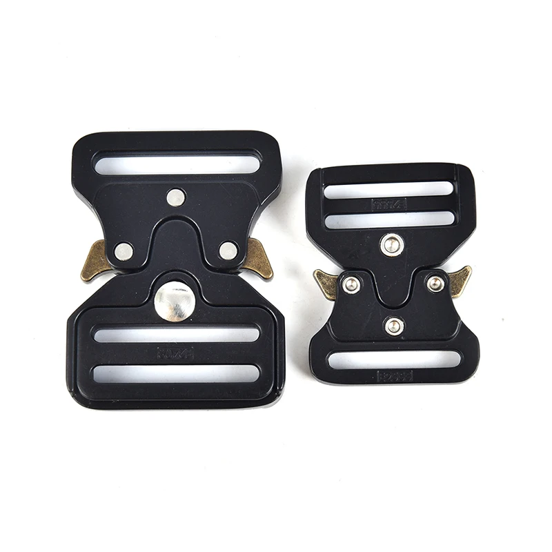 Black Metal Strap Buckles For Webbing DIY Bag Luggage Clothes Accessories Clip Buckles 26mm 33mm 38mm 45mm DIY Belt Accessories