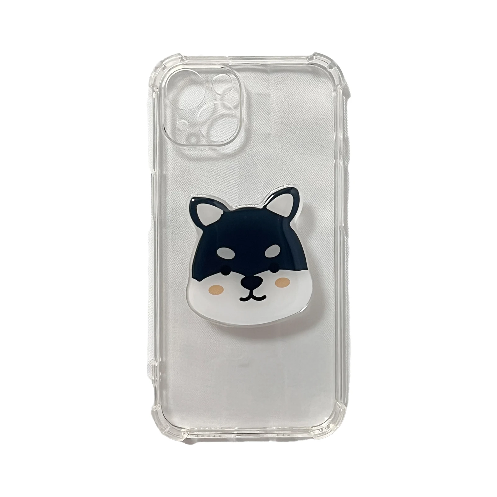 

Korean Cute Cartoon Dog Phone Holder Griptok Support For iPhone Samsung Phone Case Grip Tok Socket Bracket Girl Gift