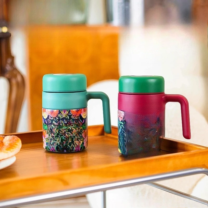 Stainless steel thermal insulation mugs 2 home fashion accompanying cups portable water cups