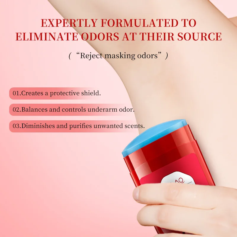 عصا مزيل العرق للسيدات تدوم طويلاً - تقلل من رائحة تحت الإبط بلطفًا ويحافظ على النعش طوال اليوم