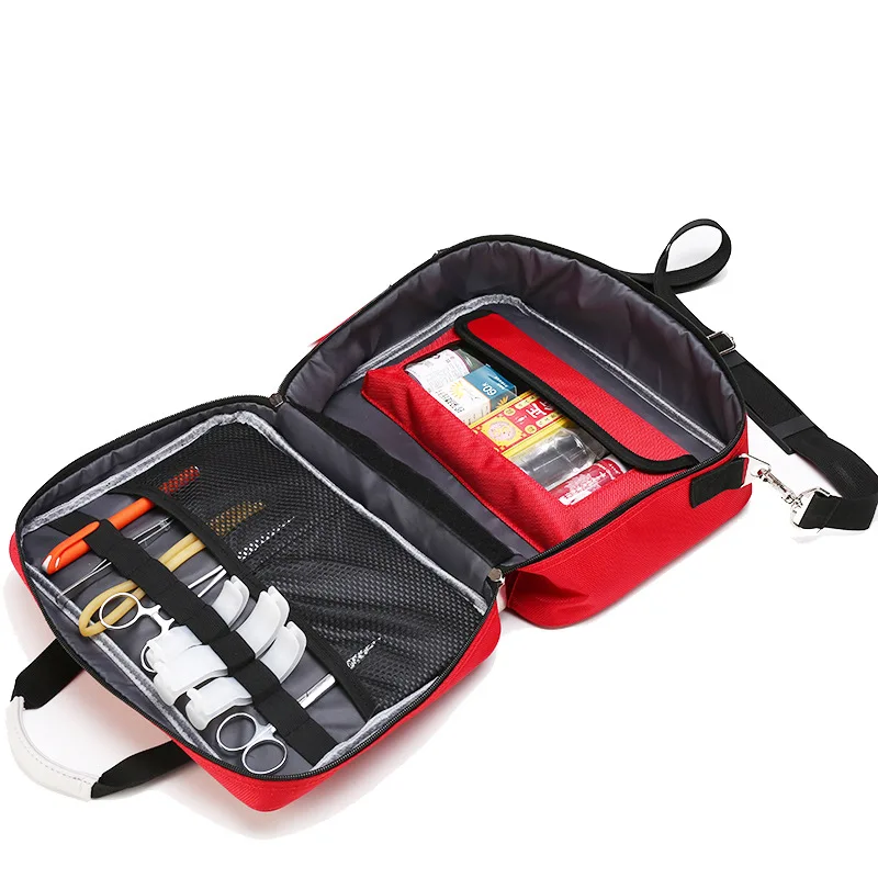 Camping First Aid Kit Empty Bag Medical Bag Medical Storage Bag Waterproof Multi-Function Travel Suit Emergency Survival