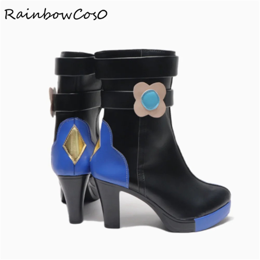 Agafya Genshin Impact Cosplay scarpe stivali gioco Anime Halloween RainbowCos0 W4287