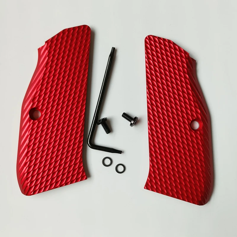 3 Colors Custom Aluminium Grip Handle Scales For CZ75 CZ 75 Full Size, SP-01 Series Shadow 2 75B BD,DIY Making Accessories Parts