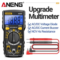 ANENG SZ303 Digital Multimeter 1999 Count AC/DC Voltage  Current Resistance High Precision Professional Electrical Tester Tools