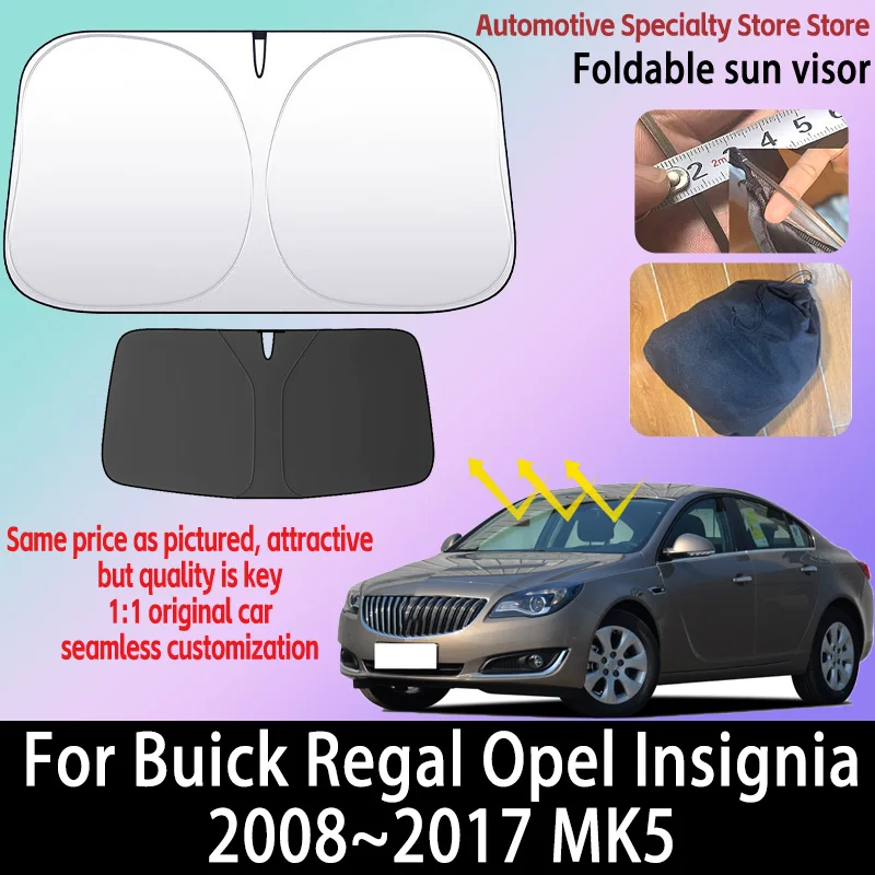 

For Buick Regal 2008~2017 16 MK5 Car Front Windshield Sunshade Privacy curtain Car Heat Sun Visor High quality Auto Accessories