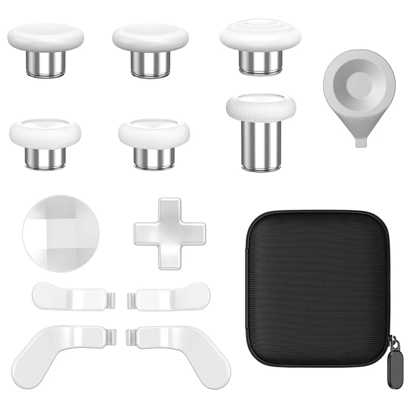 

Metal Thumbsticks Joystick Cap For One Elite Series 2 Controller 6 Swap Stick 4 Paddles And D-Pads Accessories