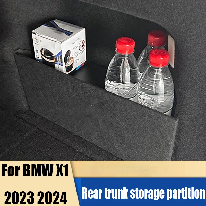 

Rear trunk partition interior decoration upgrade accessories storage box storage box For BMW X1 2023 2024