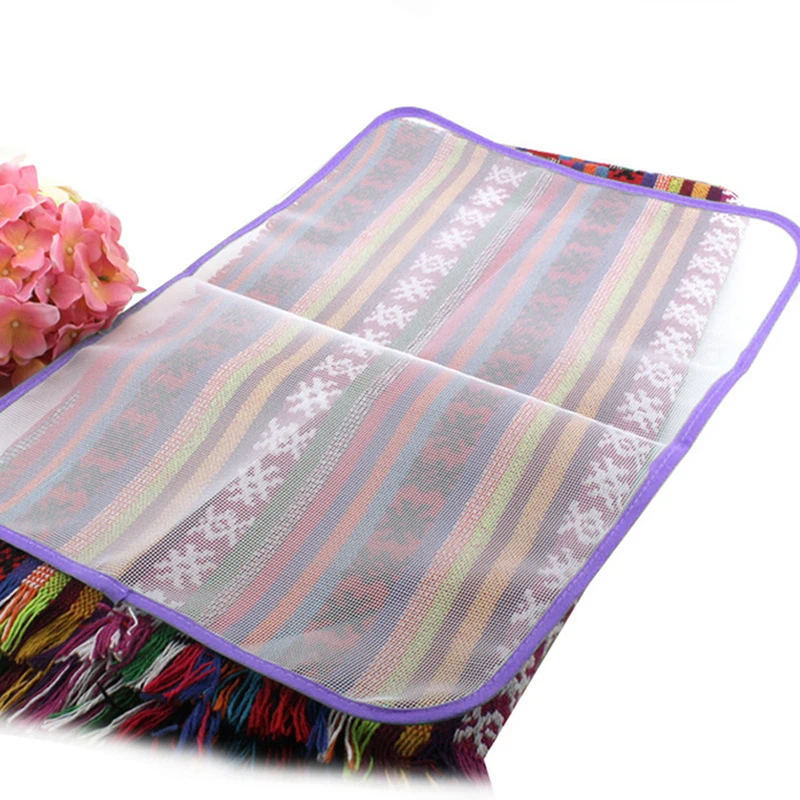 1 Pc 60X40cm Cloth Protective Press Mesh Insulation Ironing Board Mat Cover Random Colors