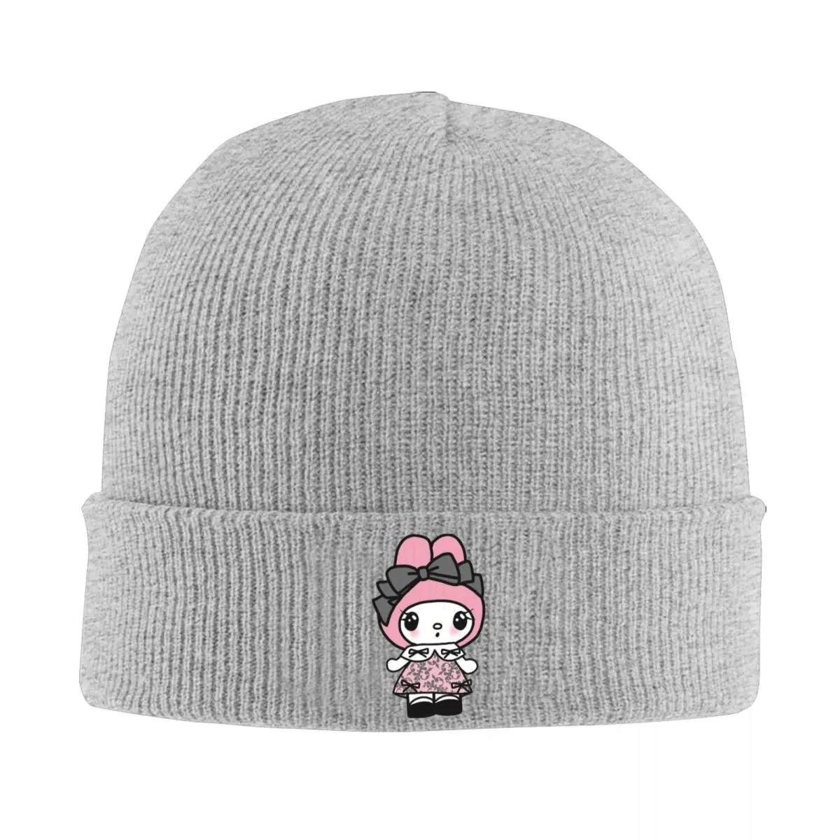 My Melody Bonnet Hats Lolita Beanie Hats Design Skullies Beanies Autumn Winter Trendy Men Women Kpop Elastic Cap