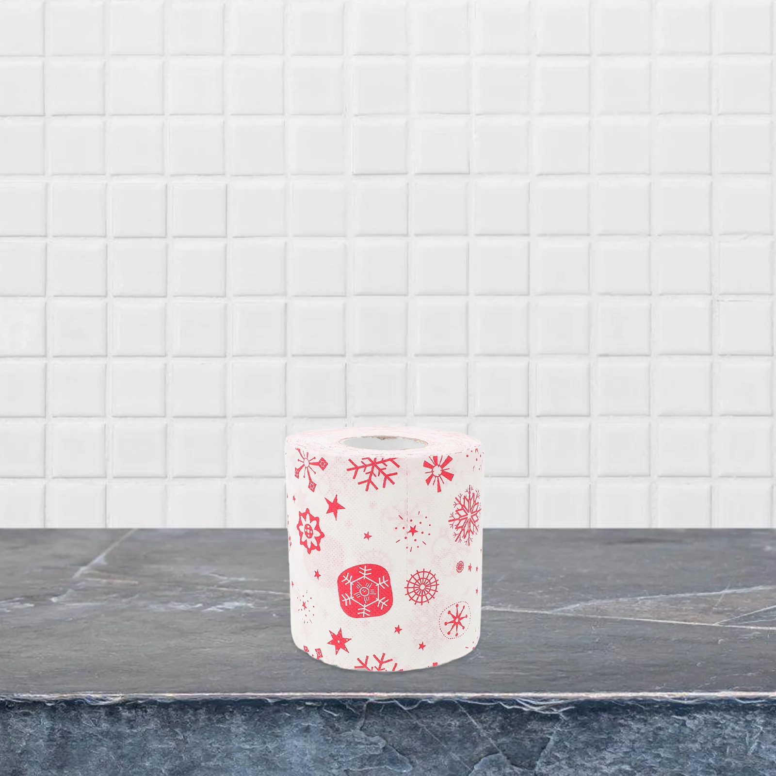 Servilletas de papel higiénico con adorno navideño, suministros de papel para el hogar, 1000x1000x010cm, para decoupage, decoración de baño