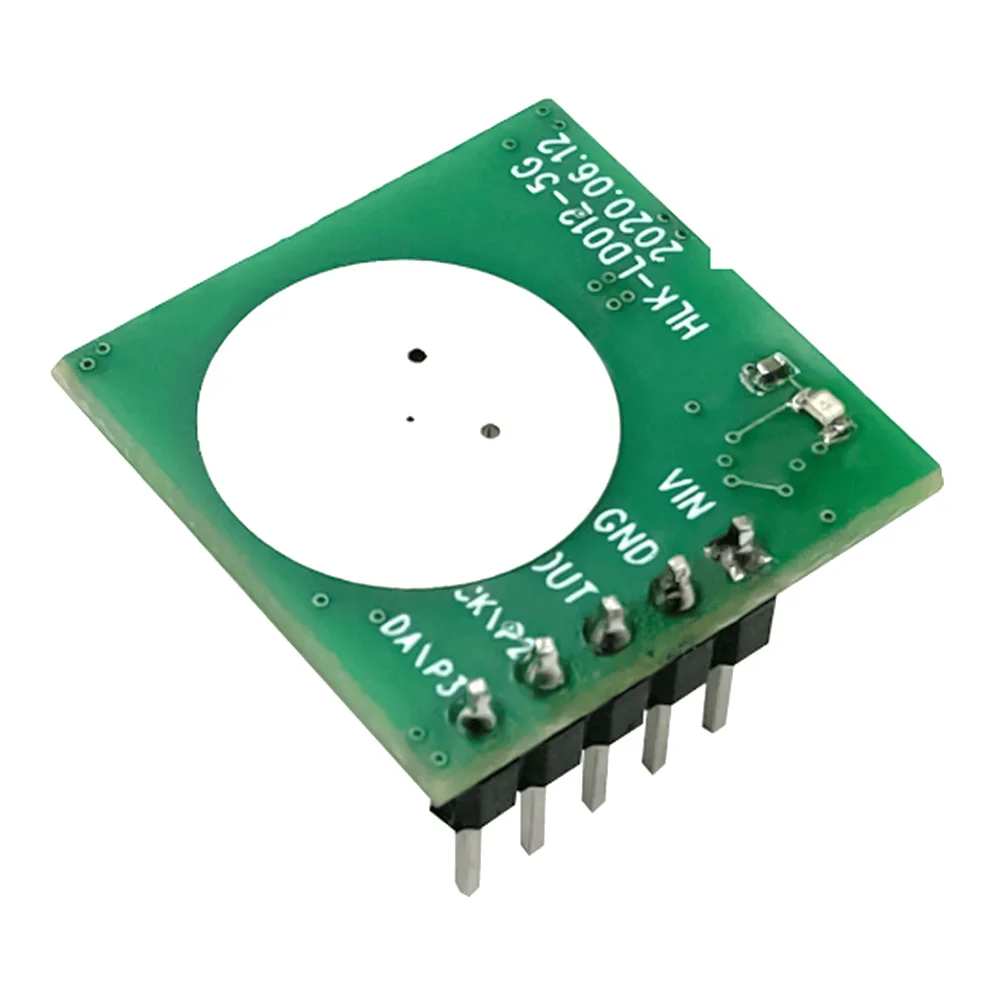 Módulo de Radar de microondas de 5,8G, Detector de distancia de potencia ultrabaja, luminosidad ajustable, CC 2,2 V-4,8 V