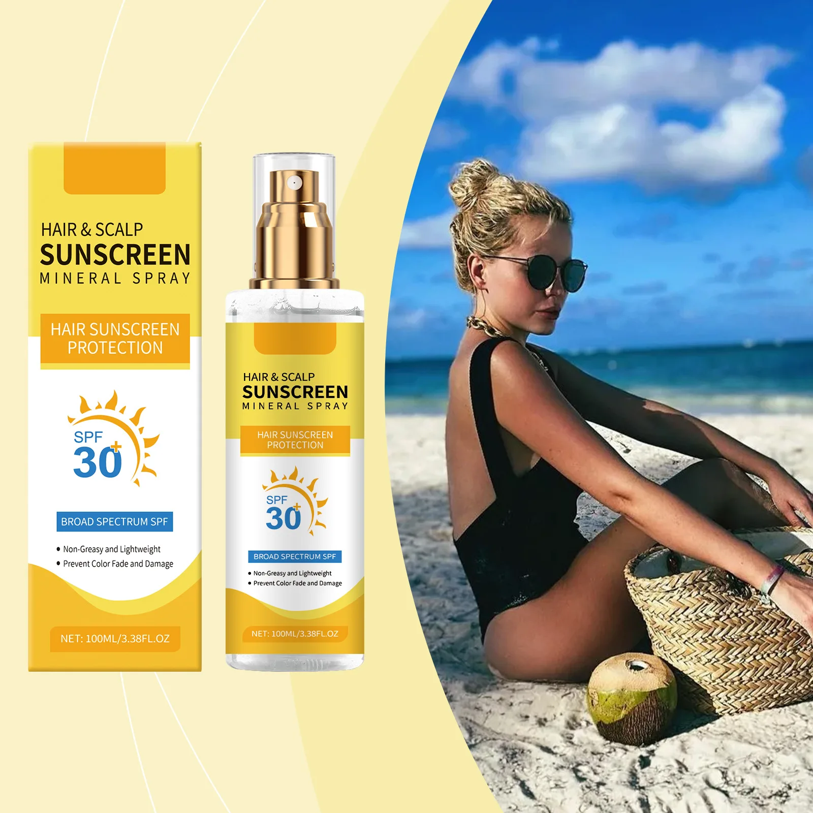 Spray Solaire pour Cuir Chevel - Hair Care avis et prix